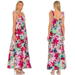 Vacay Bae Floral Cotton Maxi Sundress